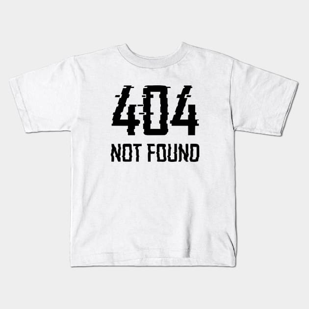 404 not found Kids T-Shirt by Kevindoa